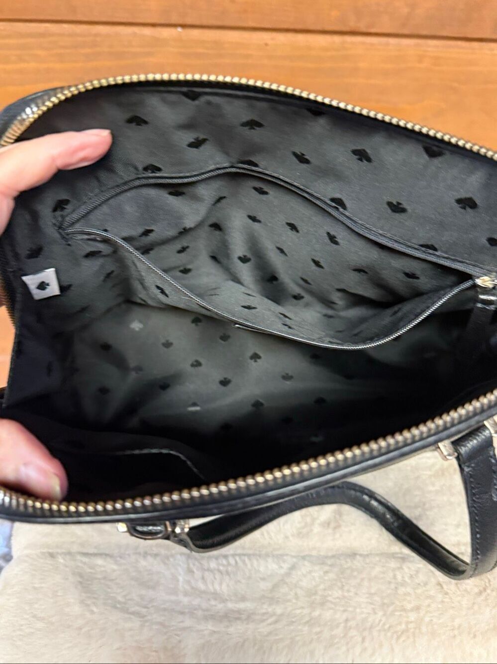 Kate Spade New York Patterson Drive Medium Dome Satchel Black - Picture 8 of 9